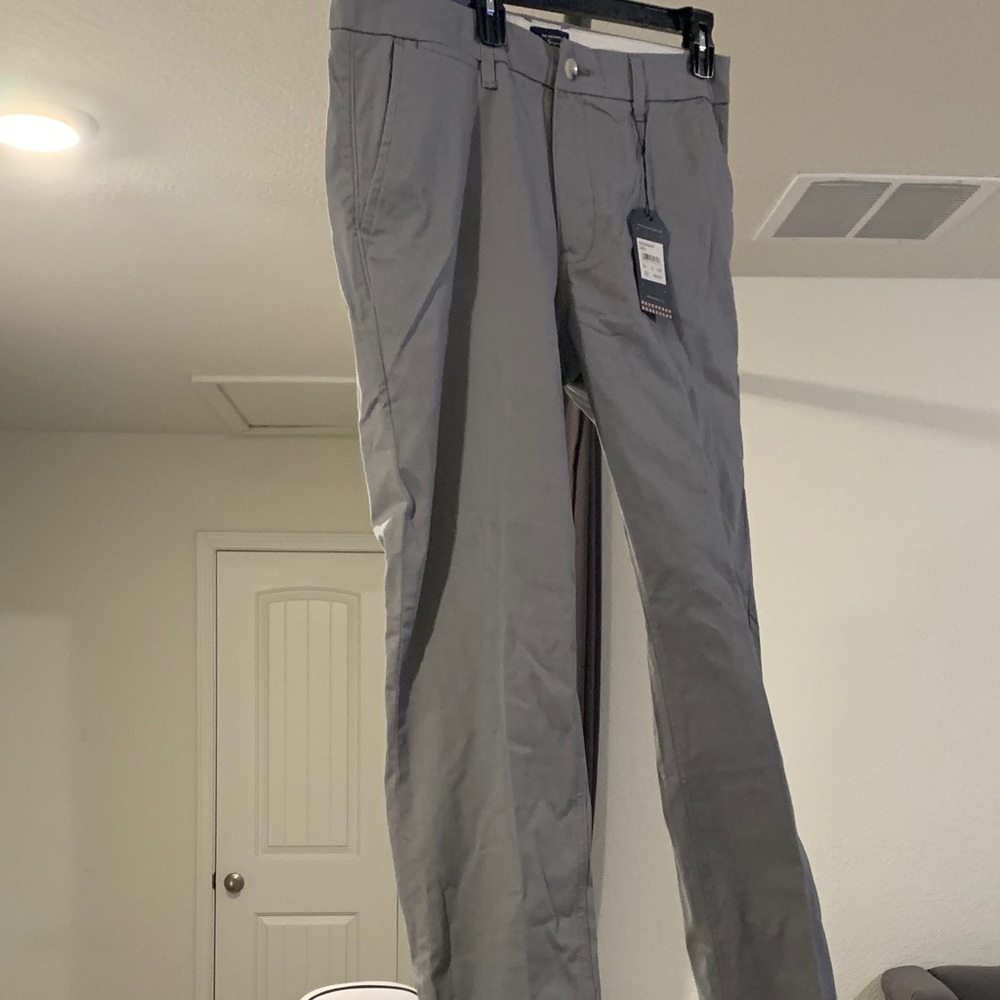 Ben Sherman Men's Light Gray Chinos